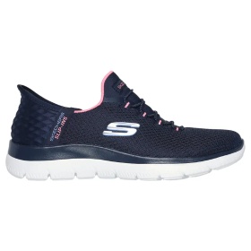 Tenis Skechers Hands Free Slip-ins®: Summits - Diamond Dream Color Marino Rosa para Mujer